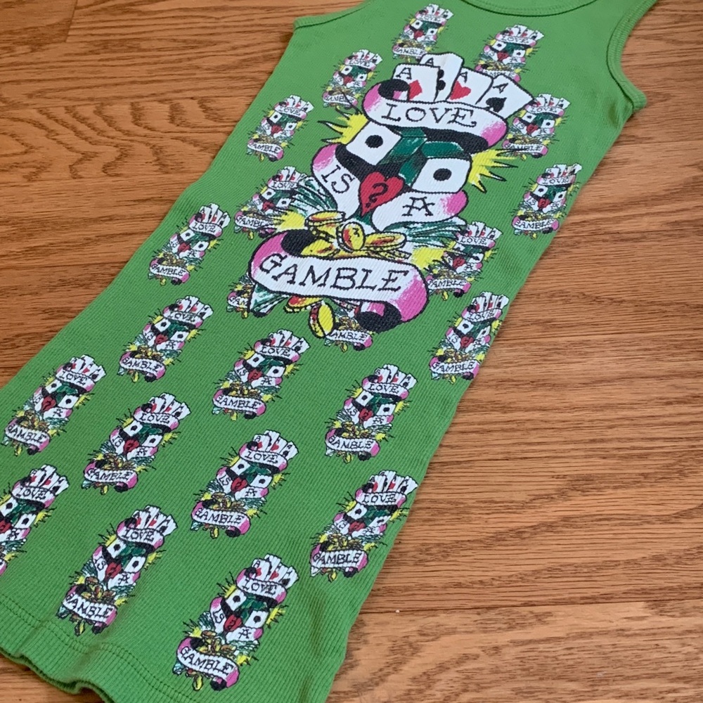 Ed Hardy Love Is A Gamble Tank Top